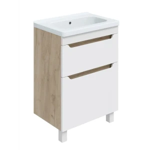 Тумба Рондо 60 для ванной с двумя ящиками 89354202