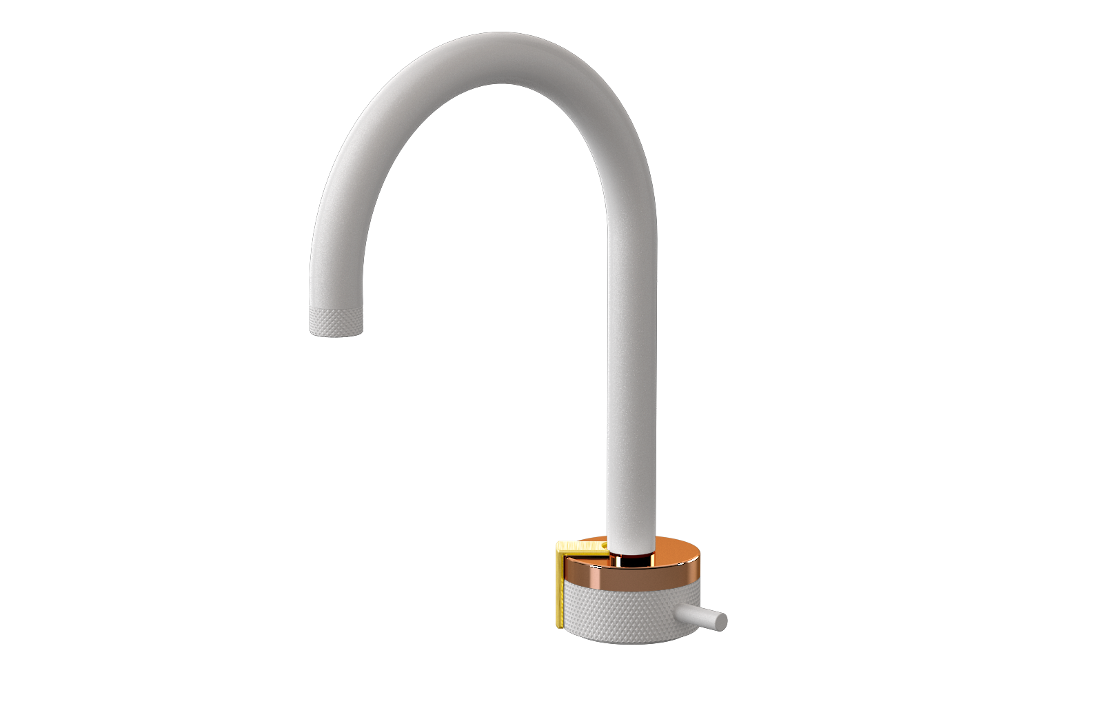 E-11502-R1RG-L2BB-WT Однорычажный прогрессивный смеситель для раковины - излив 16см GRAFF MOD+