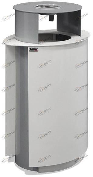 DIMCAR Контейнер для мусора из оцинкованной стали с крышкой  G473-bis 