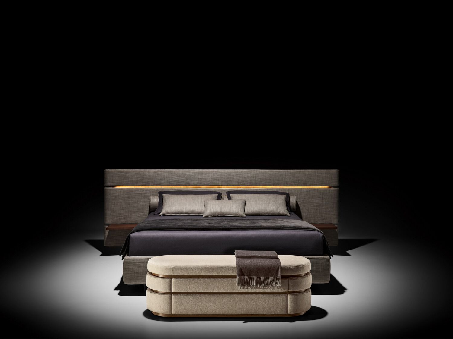 Овальный пуф тканевый контейнер Twils бесконечность ARCH-00099358 - Вид №1