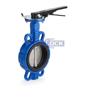 Затвор дисковый (бабочка) межфланцевый чугунный, диск нерж. 304, упл. EPDM, DN65 TL065FBVS-EP TITAN LOCK