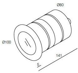 DGA Светодиодная иммерсионная лампа из металла Iride sun-id-1379556 - Вид №1