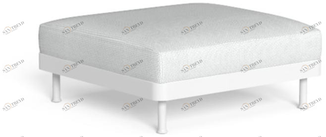 Talenti Квадратный тканевый садовый пуф Slam Slapuf