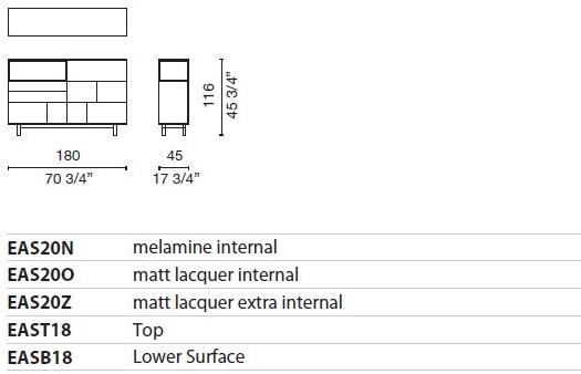 Cappellini Лакированный буфет Easy sun-id-1451197 - Вид №5
