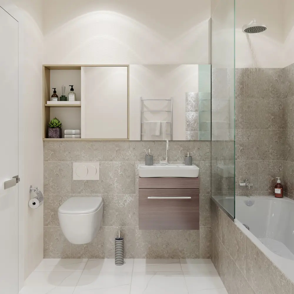 Ёршик для унитаза напольный Vidage «Актру», пластик, цвет серебристый STLM-2022452 - Вид №3