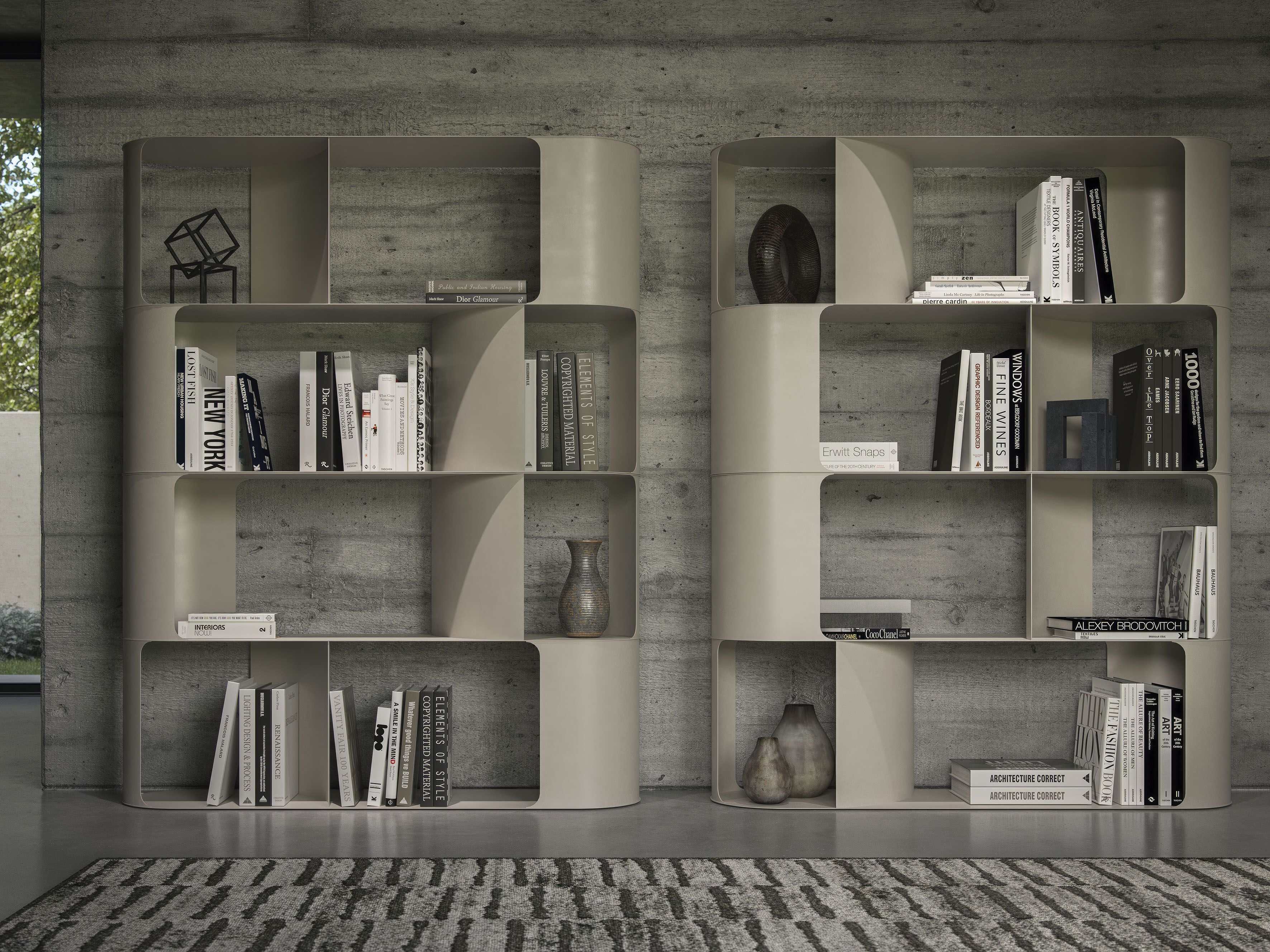 Двухсторонний книжный шкаф Cattelan italia FULHAM ARCH-00112741 - Вид №3