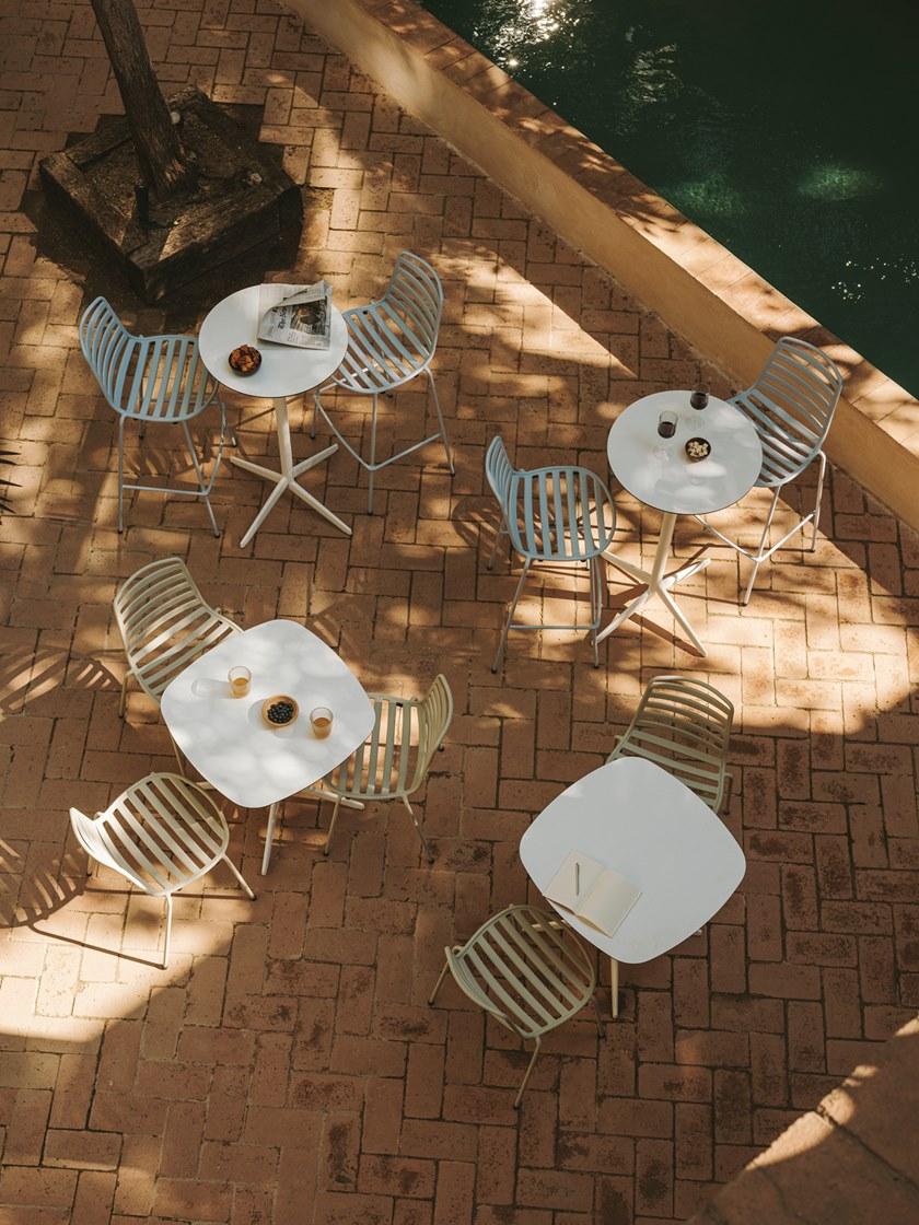 ENEA Садовый стул из стали с подставкой для ног Street sun-id-1502457 - Вид №11