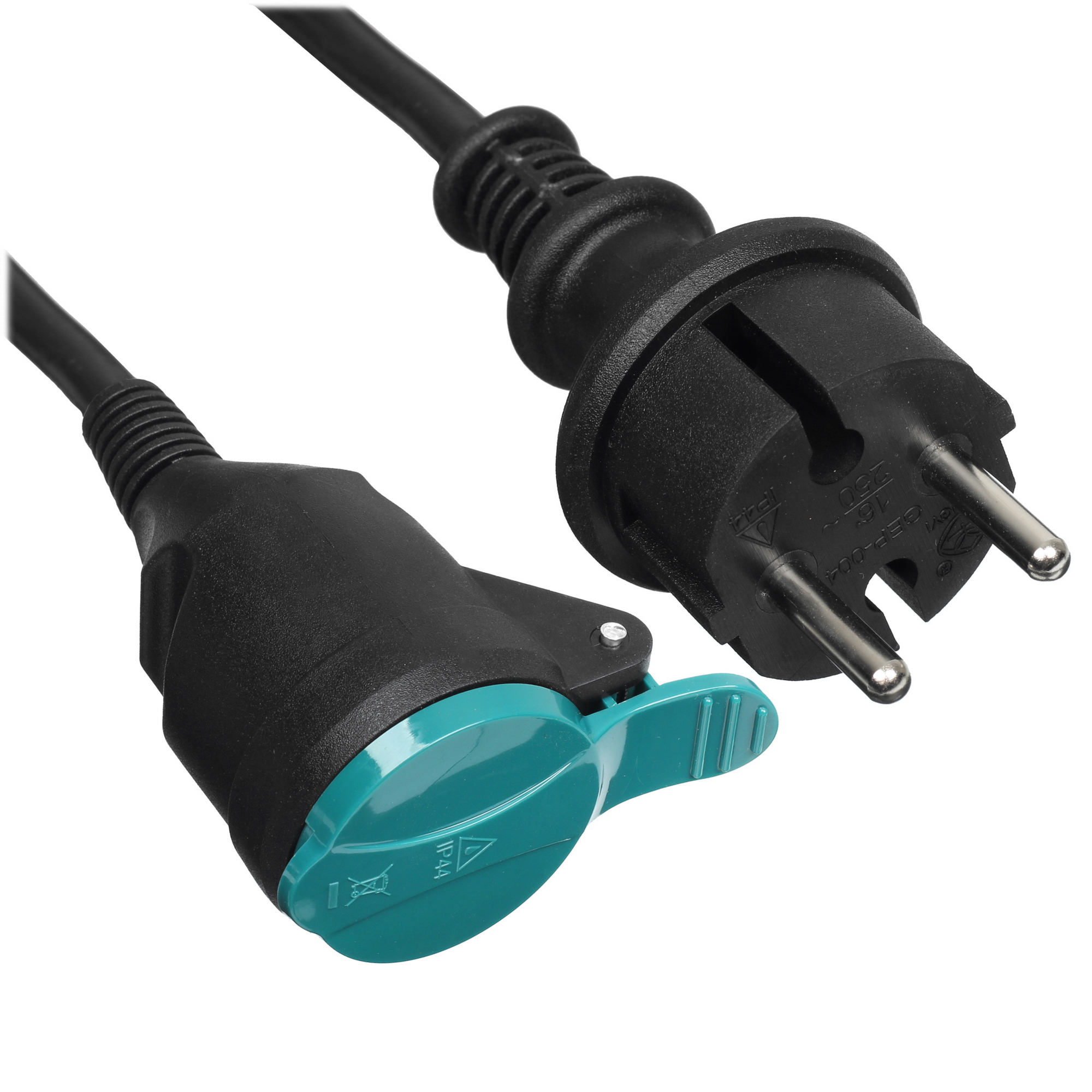 Удлинитель силовой FinePower PDS0122 черный 5086462 STDN-0086099 - Вид №1