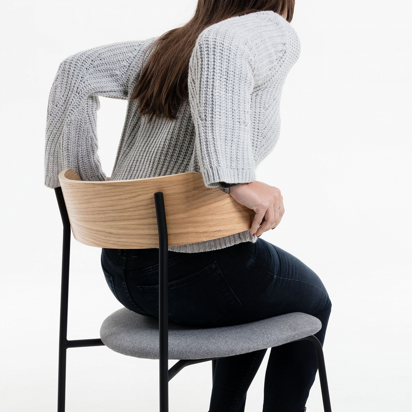 070183 Стул серый La Forma Olympia - Вид №9