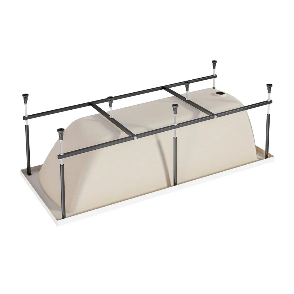 Ванна 100Acryl Ницца акриловая 140x70 см каркас в комплекте STLM-2168483 - Вид №5