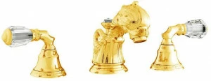 Bronces Mestre Смеситель для мойки на 3 отверстия с кристаллами swarovski® Antartica 039601.a00.50