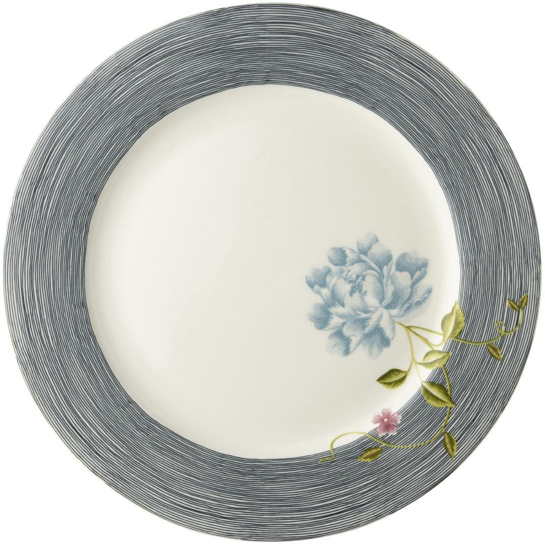 Тарелка Laura Ashley MIDNIGHT Pinstripe, 30 см 180461