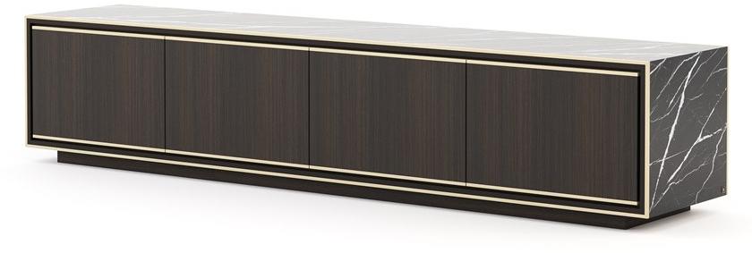 Laskasas Комод из дерева и мрамора с распашными дверцами sun-id-1391670 - Вид №1
