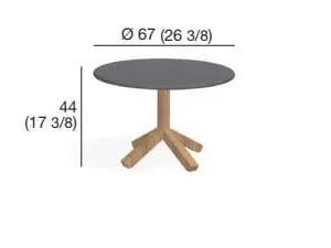 Круглый садовый столик RODA ARCH-00141687 - Вид №9