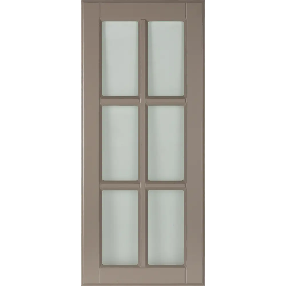 Витрина для шкафа Delinia «Леда бежевая» 40x92 см, МДФ, цвет бежевый STLM-2135703