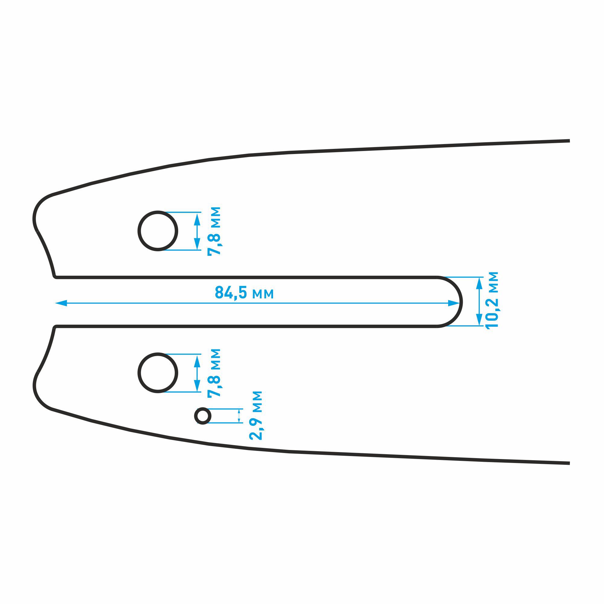82961513 Шина для цепной пилы Rezer 353 L9K 14" 35 см STLM-0038346 Santreyd  - Вид №3