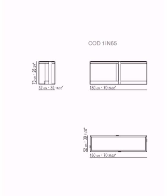 Flexform Консоль из мрамора Jacques sun-id-1455997 - Вид №1