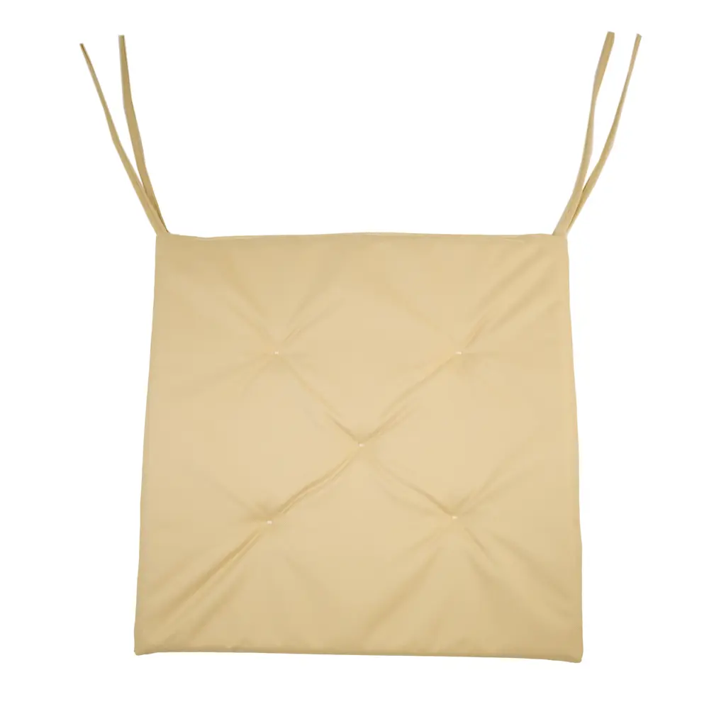 Подушка для стула Linen Way 40×40 см бежевая 89407770 STLM-1577863