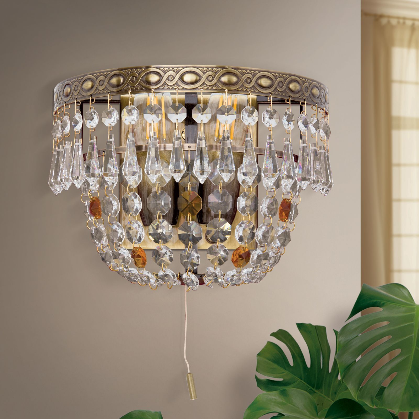 Настенный светильник с кристаллами Orion Sheraton ARCH-00013097 - Вид №5