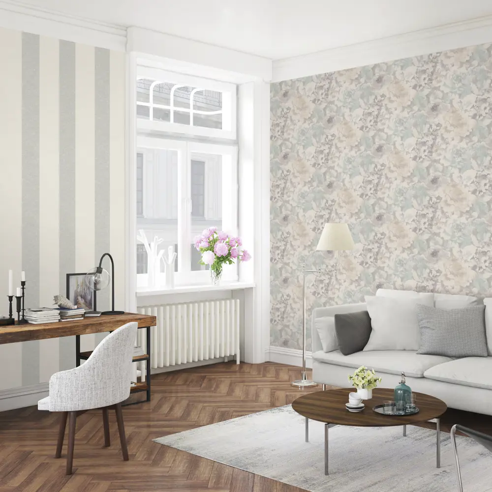 Обои флизелиновые Rasch Florentine бежевые 0.53 м 455632 STLM-2118652 - Вид №3