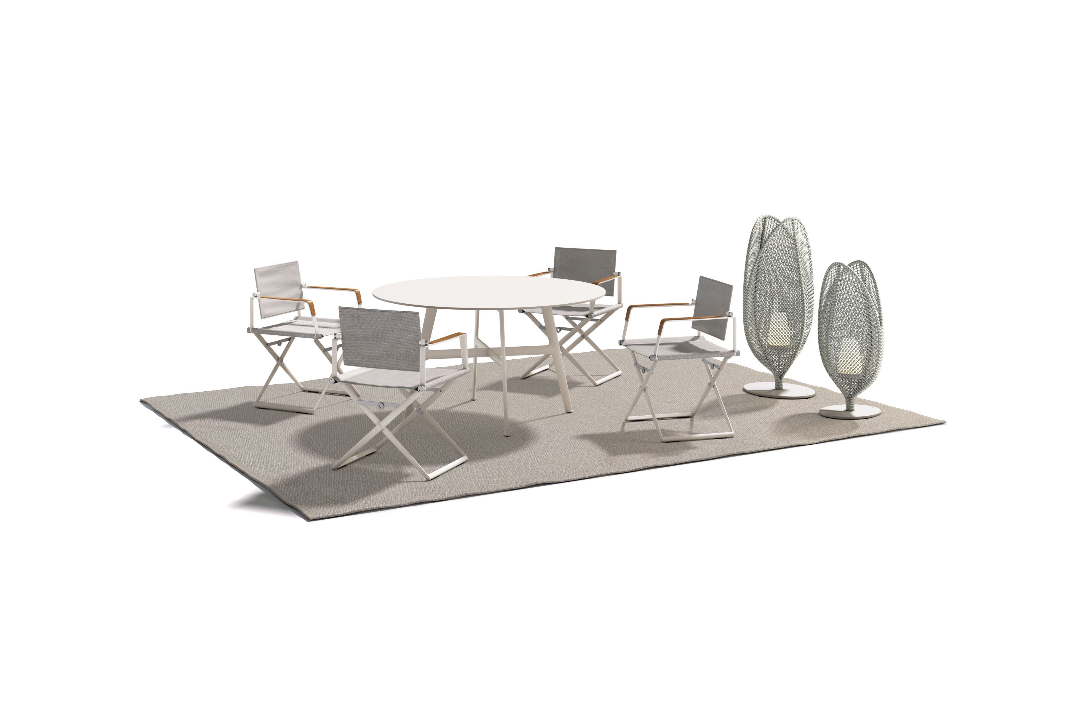 Круглый садовый стол с эбеновым верхом DEDON SEAX ARCH-00099814 - Вид №1