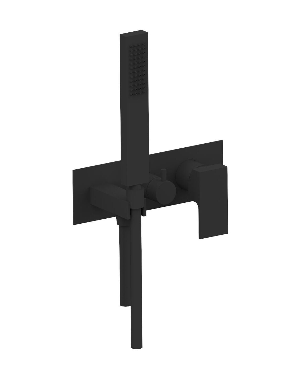 Однорычажный смеситель для душа с 3 отверстиями и ручным душем Rubinetterie Frattini отдельная эстетика ARCH-00076565 - Вид №16