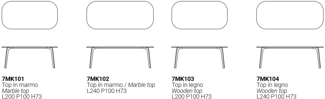Marelli Обеденный стол из мрамора sun-id-1401144 - Вид №7