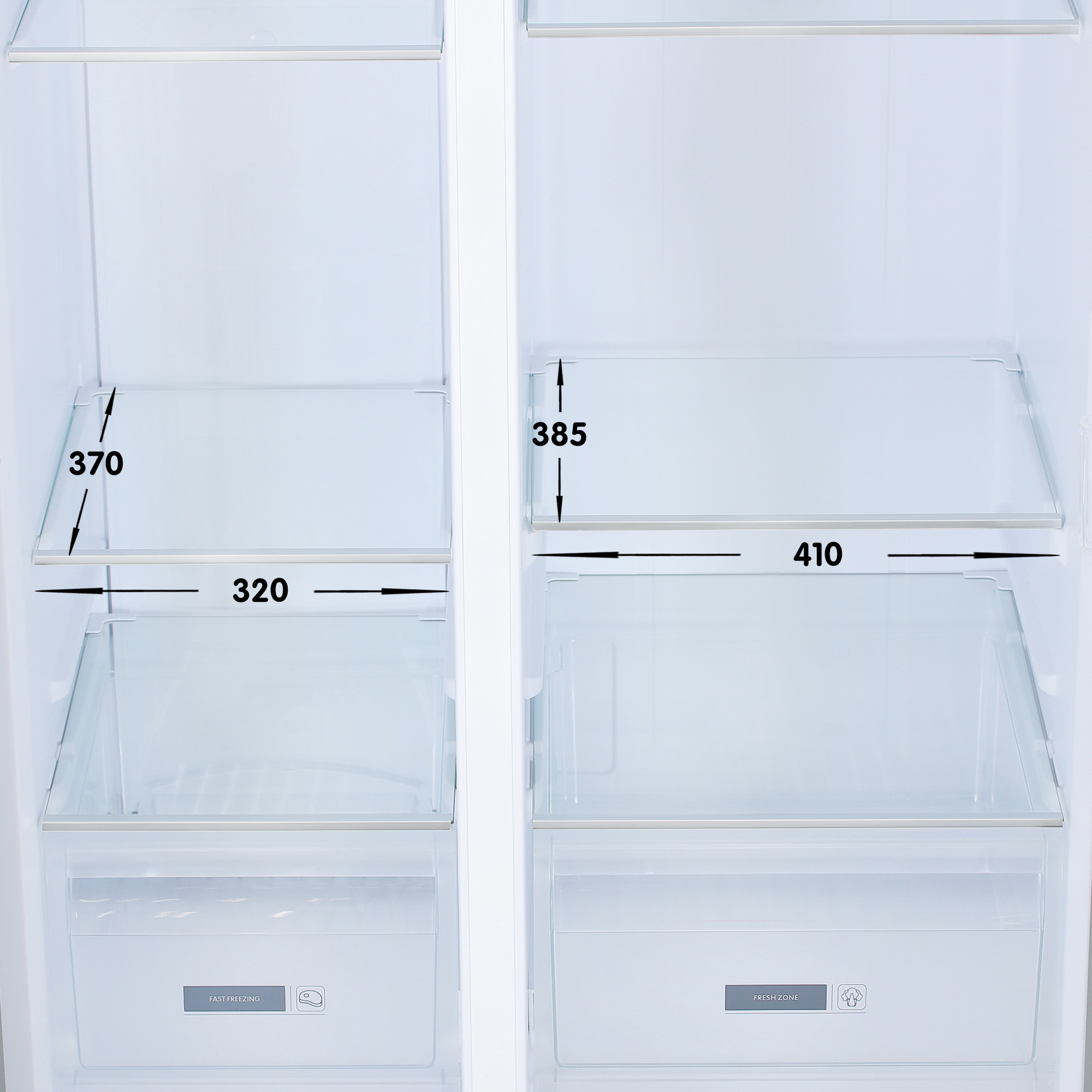 5099638 Холодильник Side by Side   DEXP SBS4-59AKA белый STDN-0064025 - Вид №8