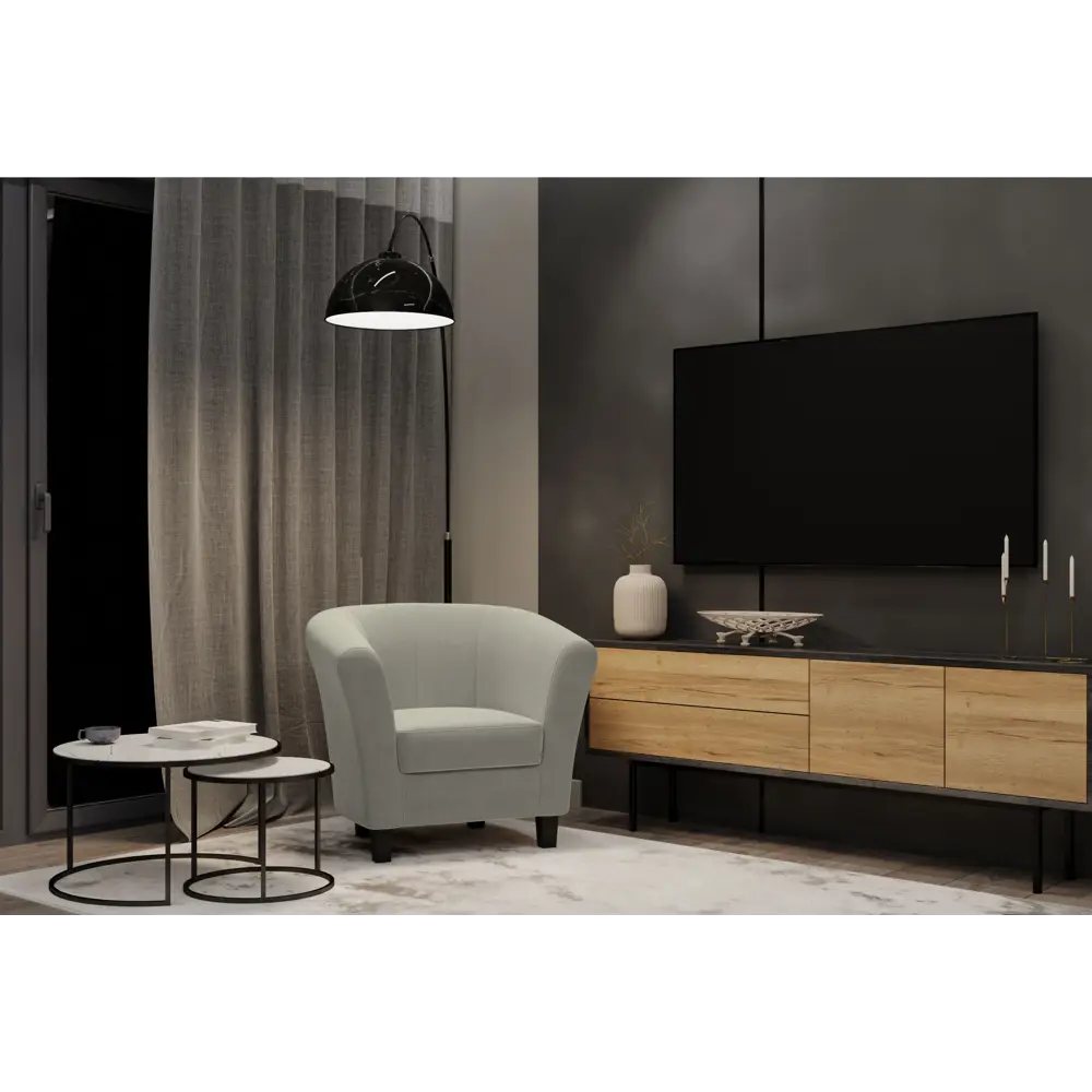 Кресло полиэстер Seasons Марсель CAMARO04 бежевое 85x73x77 см STLM-2144861 - Вид №3