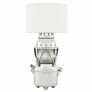 Настольная лампа Beacon от Eichholtz 108445 EICHHOLTZ ИНТЕРЬЕРНЫЕ 062028 Белый;хром