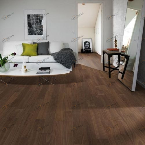 Паркетная доска Kahrs Орех Какао Линнея 2600200564