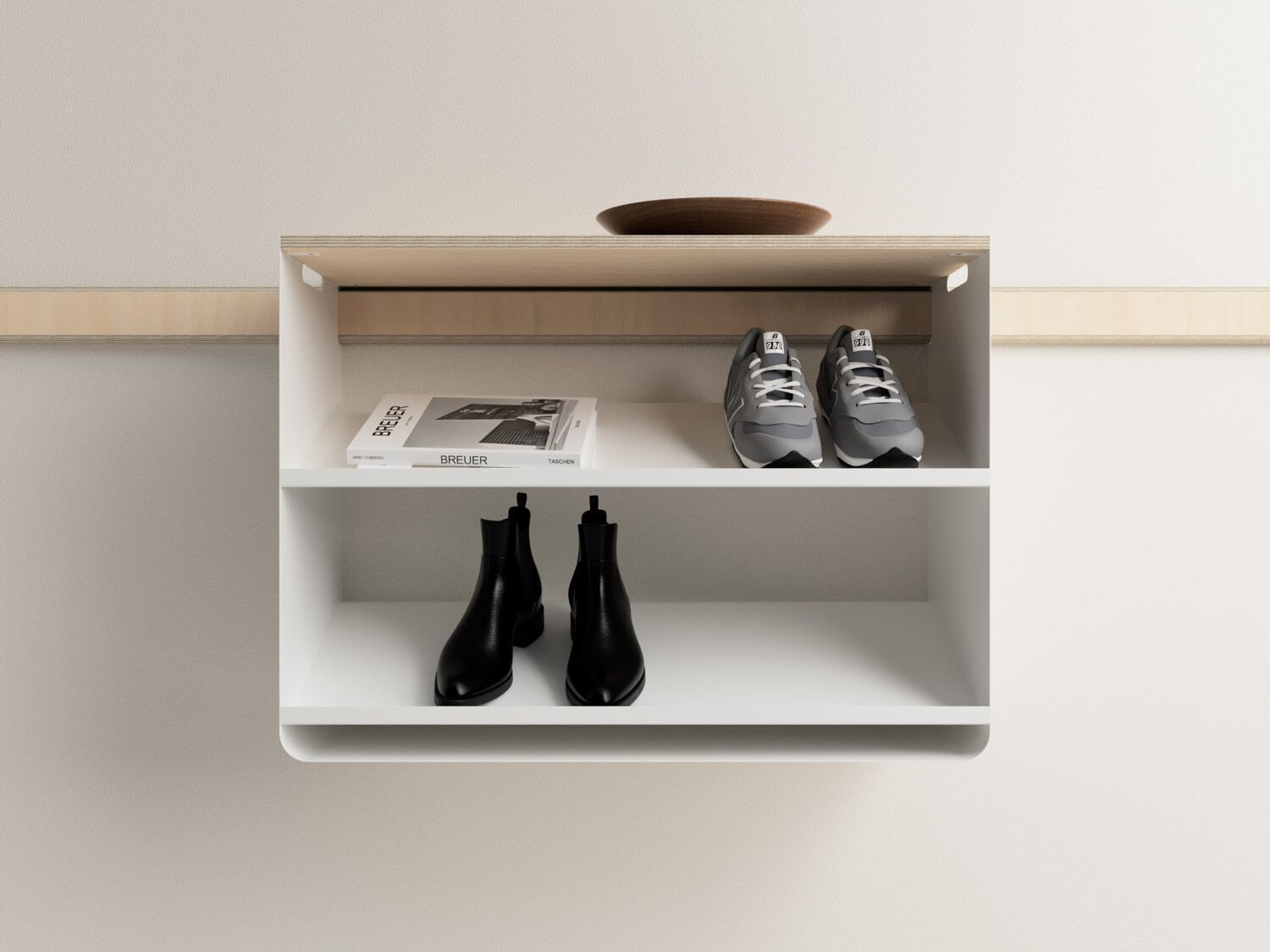 Стальная и деревянная стойка для обуви Variand Furniture A04 ARCH-00006378