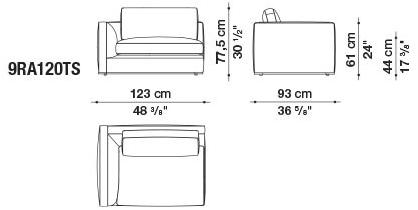 B&B Italia Диван из ткани Richard sun-id-1429934 - Вид №8