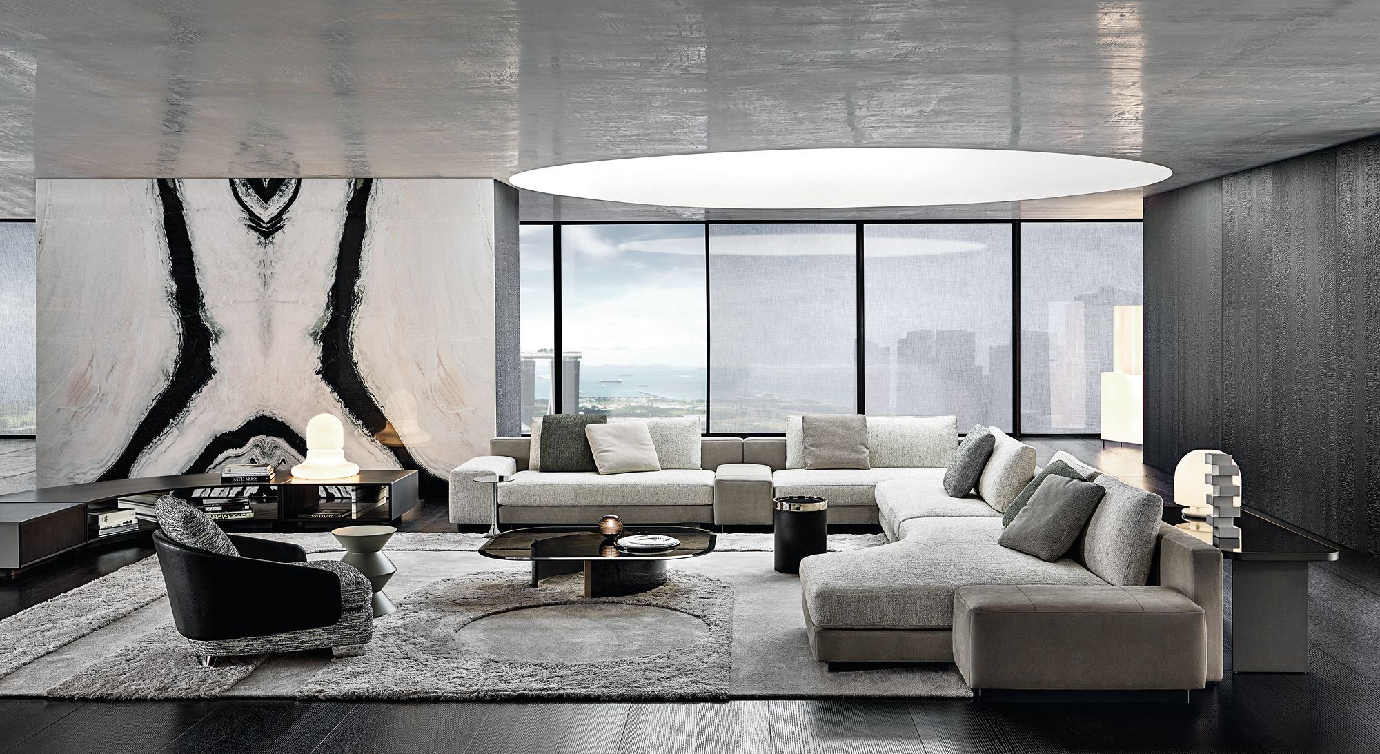 Модульный тканевый диван Minotti DANIELS ARCH-00025721 - Вид №1