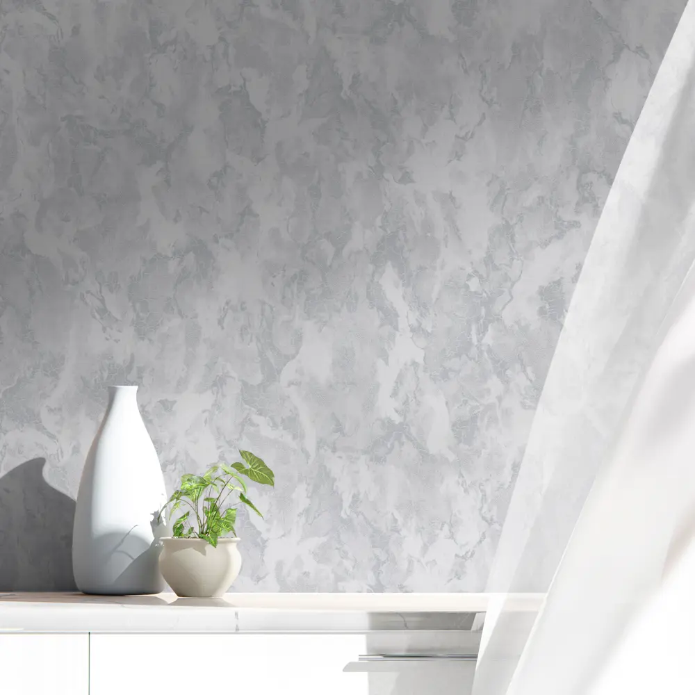 Обои флизелиновые Palitra Home Protect-Master светло-серые 1.06 м HC31224-46a STLM-2146909 - Вид №4