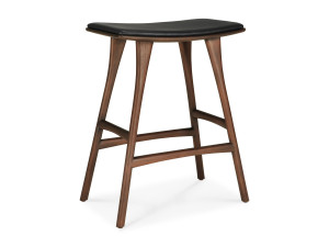 Кухонный стул из тикового дерева с мягким сиденьем