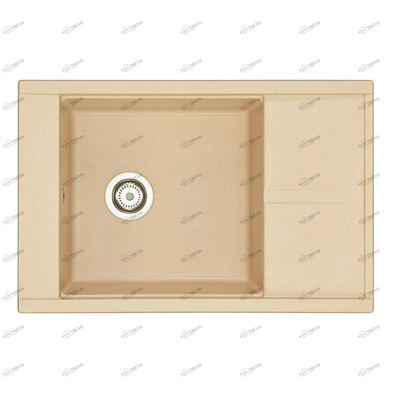 1A715132DE260 Мойка кухонная прямоугольная AQUATON ДЕЛИЯ