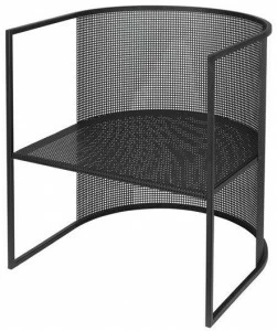 Kristina Dam Studio Кресло из стали с порошковым покрытием с подлокотниками