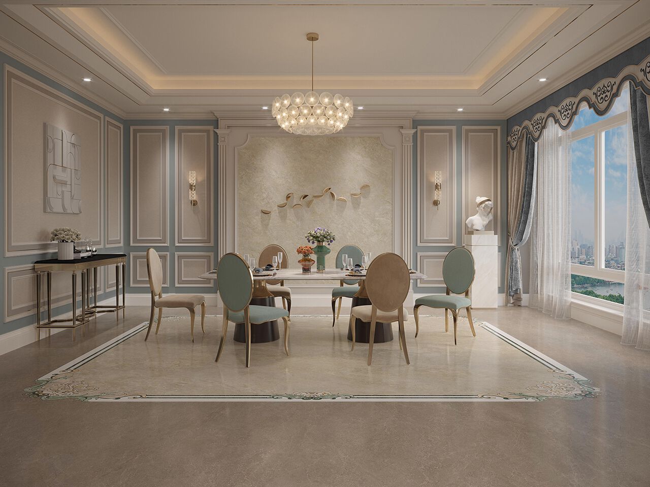 Мраморный пол / покрытие GANI MARBLE TILES MALMSTONE WALTZ ARCH-00130819 - Вид №1