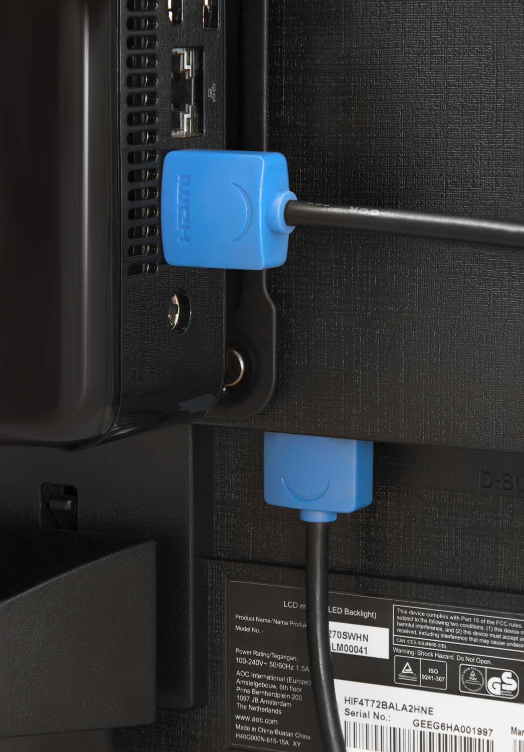 GCR-HM530-3.0m кабель 3.0m hdmi версия 1.4, черный, синие коннекторы, slim od3.8mm, 32/32 awg, позолоченные контакты, ethernet 10.2 гбит/с, 3d, 4k, premium , экран Greenconnect Santreyd  - Вид №6