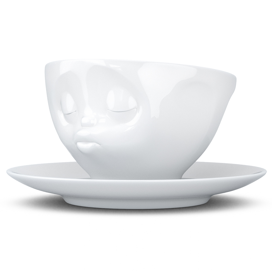 T01.42.01 Чайная пара tassen kissing 200 мл белая Tassen by FIFTYEIGHT PRODUCTS  - Вид №5