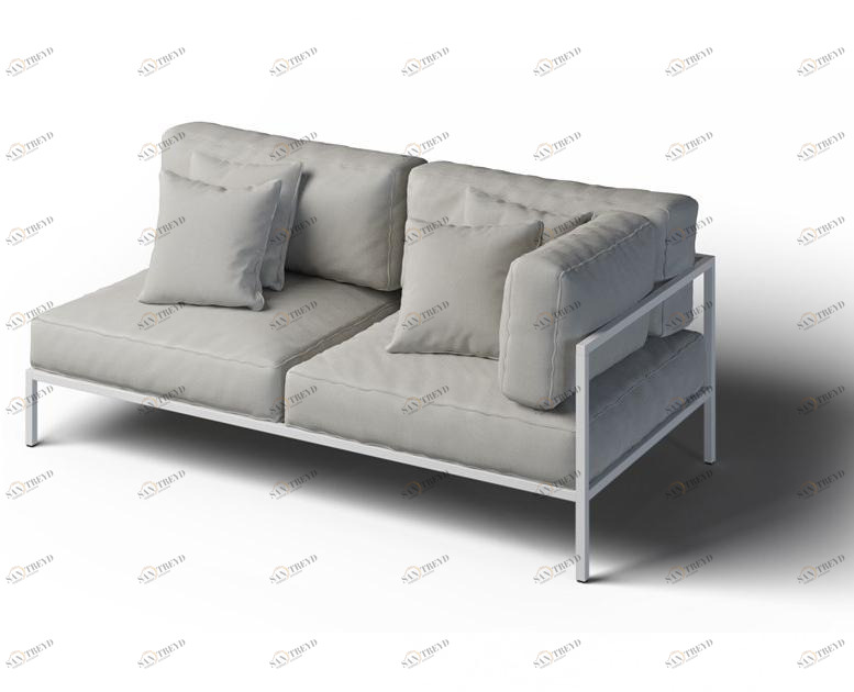 Laubo Садовый диван 2-х местный правый Cosi sun-id-1500929