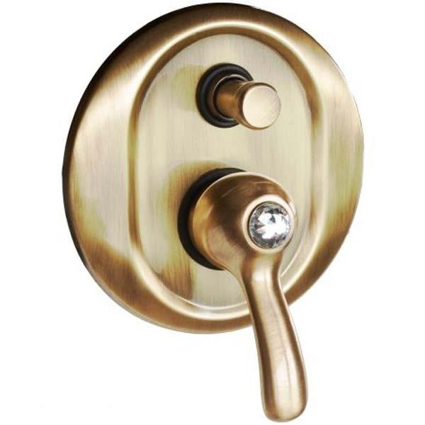 Смеситель MIGLIORE Lem Swarovski ML.LEM-1972.СR для ванны и душа с девиатором - хром ML.LEM-1972.CR - Вид №1