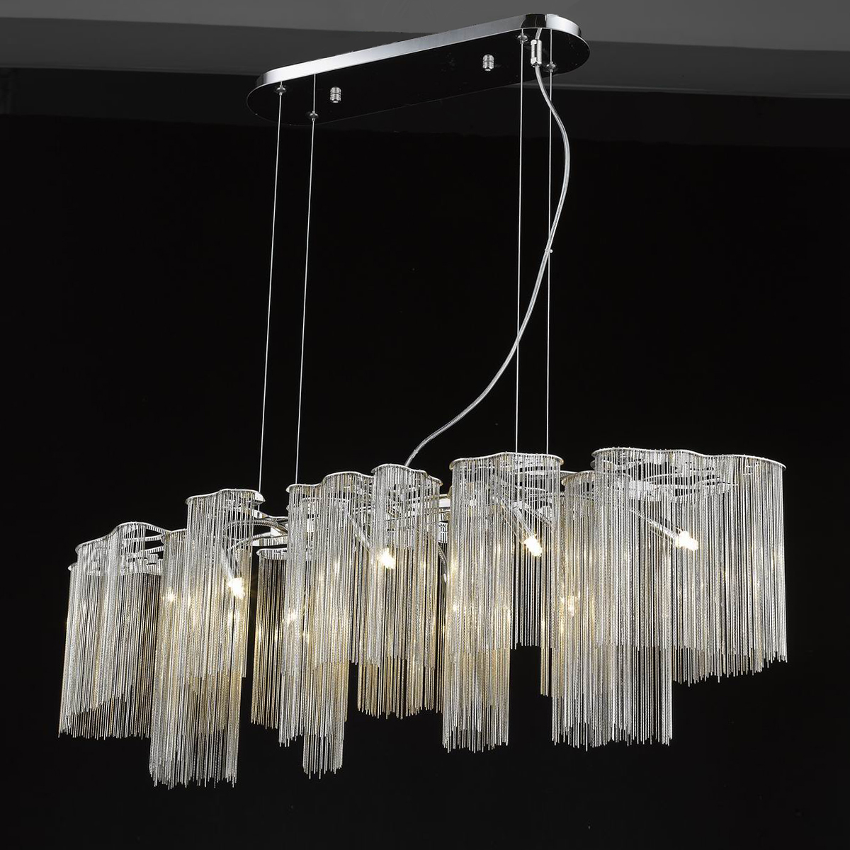 Люстра PO68052-9 nickel от Delight Collection никель DELIGHT COLLECTION ДИЗАЙНЕРСКИЕ 247074 Никель  - Вид №1