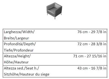 La Cividina Кресло тканевое с подлокотниками по контракту Holiday sun-id-1361049 - Вид №3