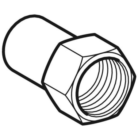 63560 Переходник Geberit Mapress из меди, с внутренней резьбой и гладким концевиком Geberit  - Вид №1