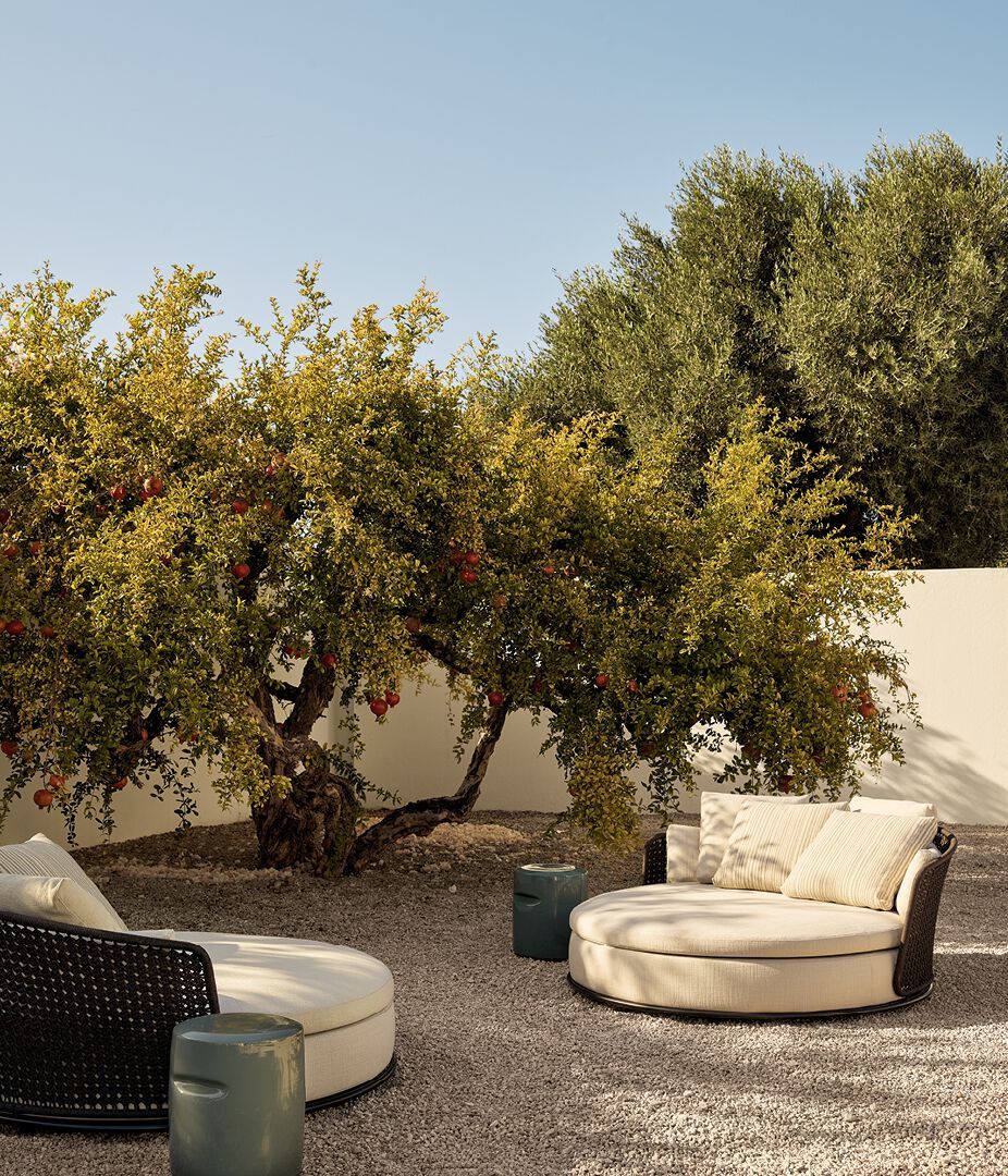 Круглая Садовая кровать Poliform SOORI DAY LOUNGE ARCH-00147144 - Вид №1