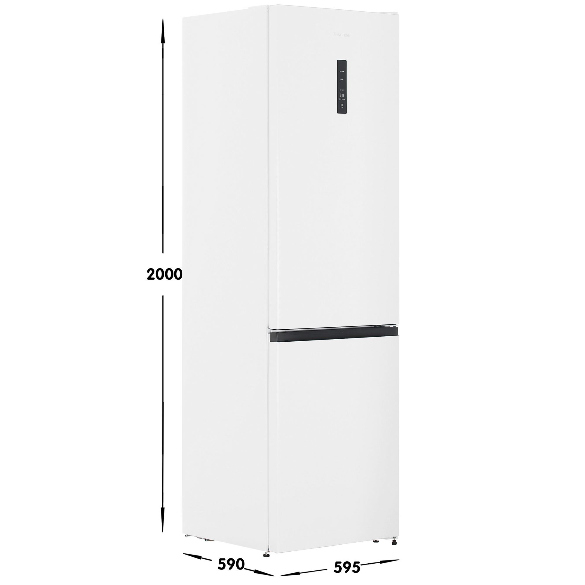 9063232 Холодильник с морозильником   Hisense RB434N4BW2 белый STDN-0106085 - Вид №6
