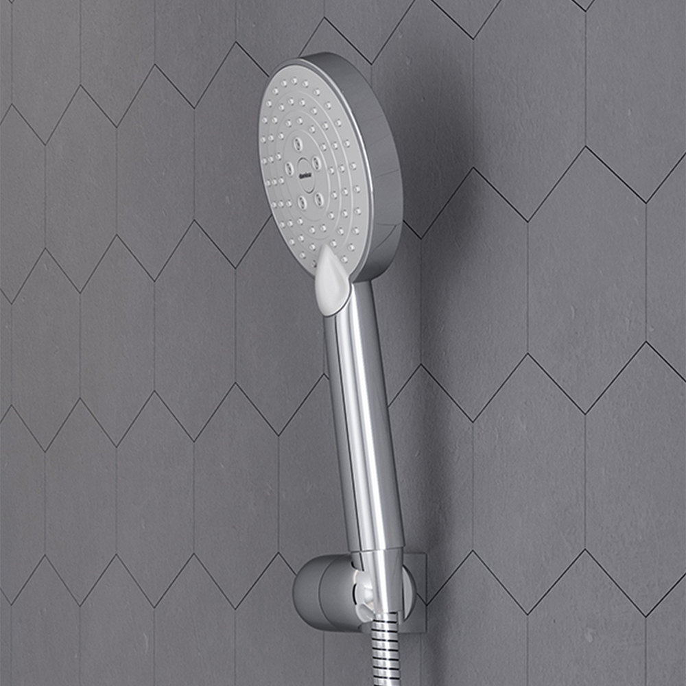 918110000 2.0 душевой набор: лейка настенный держательшлан шт Damixa Origin One  - Вид №3