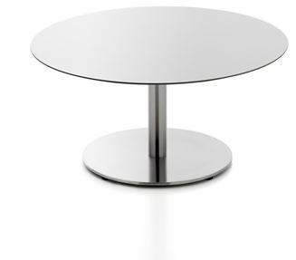 Kastel Низкий круглый журнальный столик из hpl Kaleox Kkk8tb - Вид №2